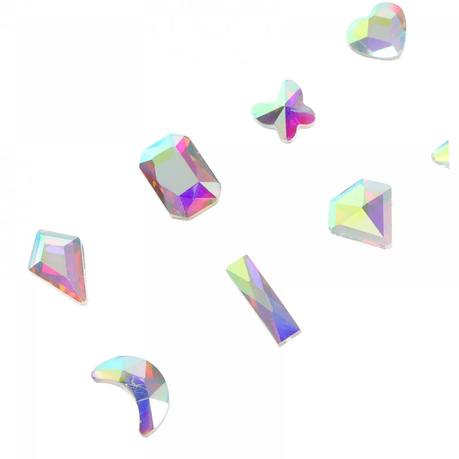 Стразы для ногтей EXCEART Разной формы 1 коробка, фото №7