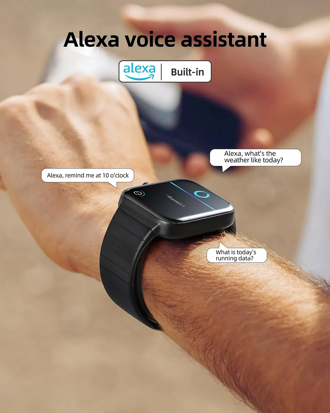 Смарт-годинник Parsonver GOPO1 Чоловічий з функцією телефона, 100+ спортивних режимів, фітнес-трекер, фото №2 Смарт-годинник Parsonver GOPO1 Чоловічий з функцією телефона, 100+ спортивних режимів, фітнес-трекер, фото №2