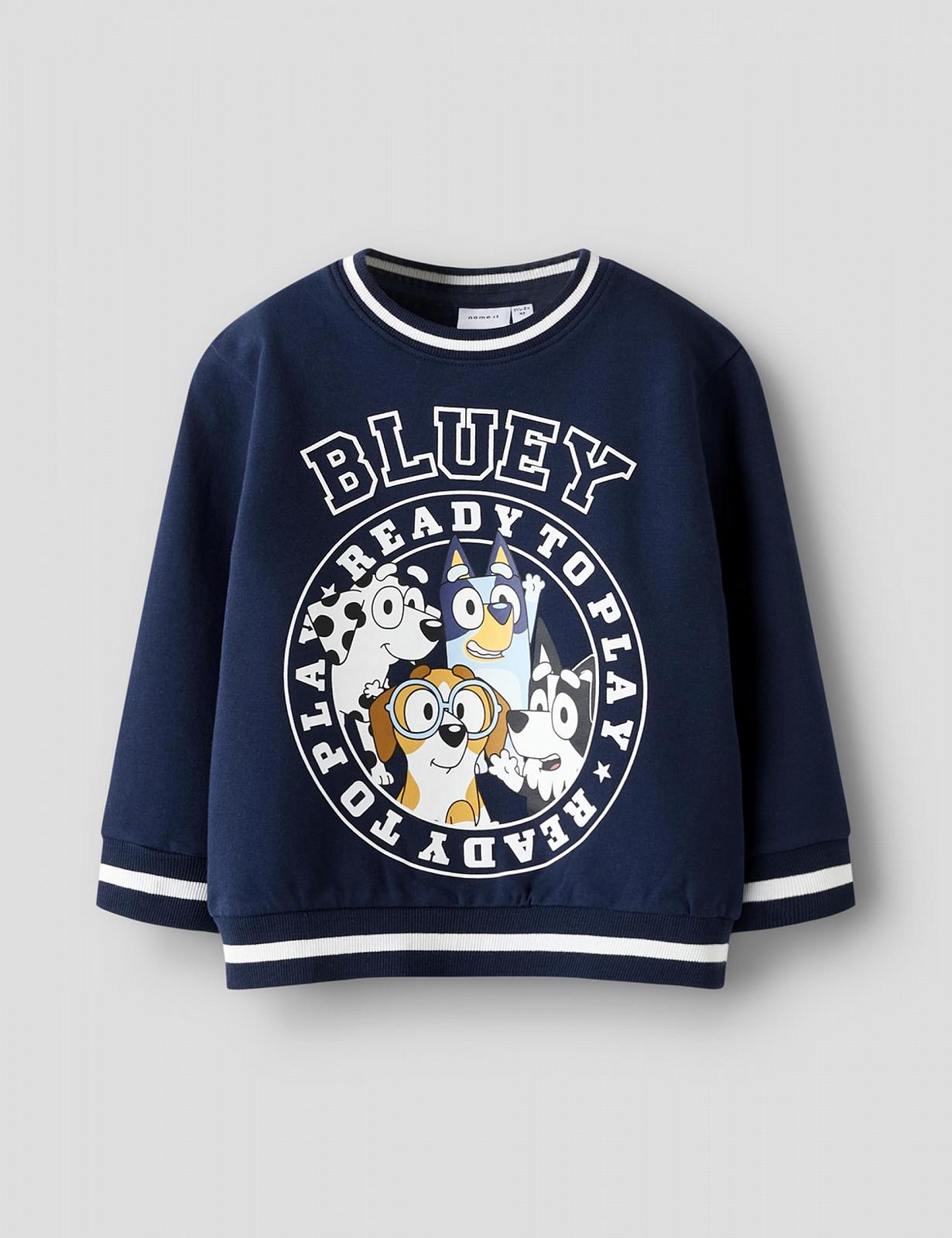 Толстовка NAME IT Nmmnimbu Bluey Nreg Sweat Bru Sky, фото №3