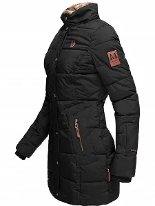 Жіноче стьобане зимове пальто Marikoo Парка з капюшоном synthetic.ua - Фото 1