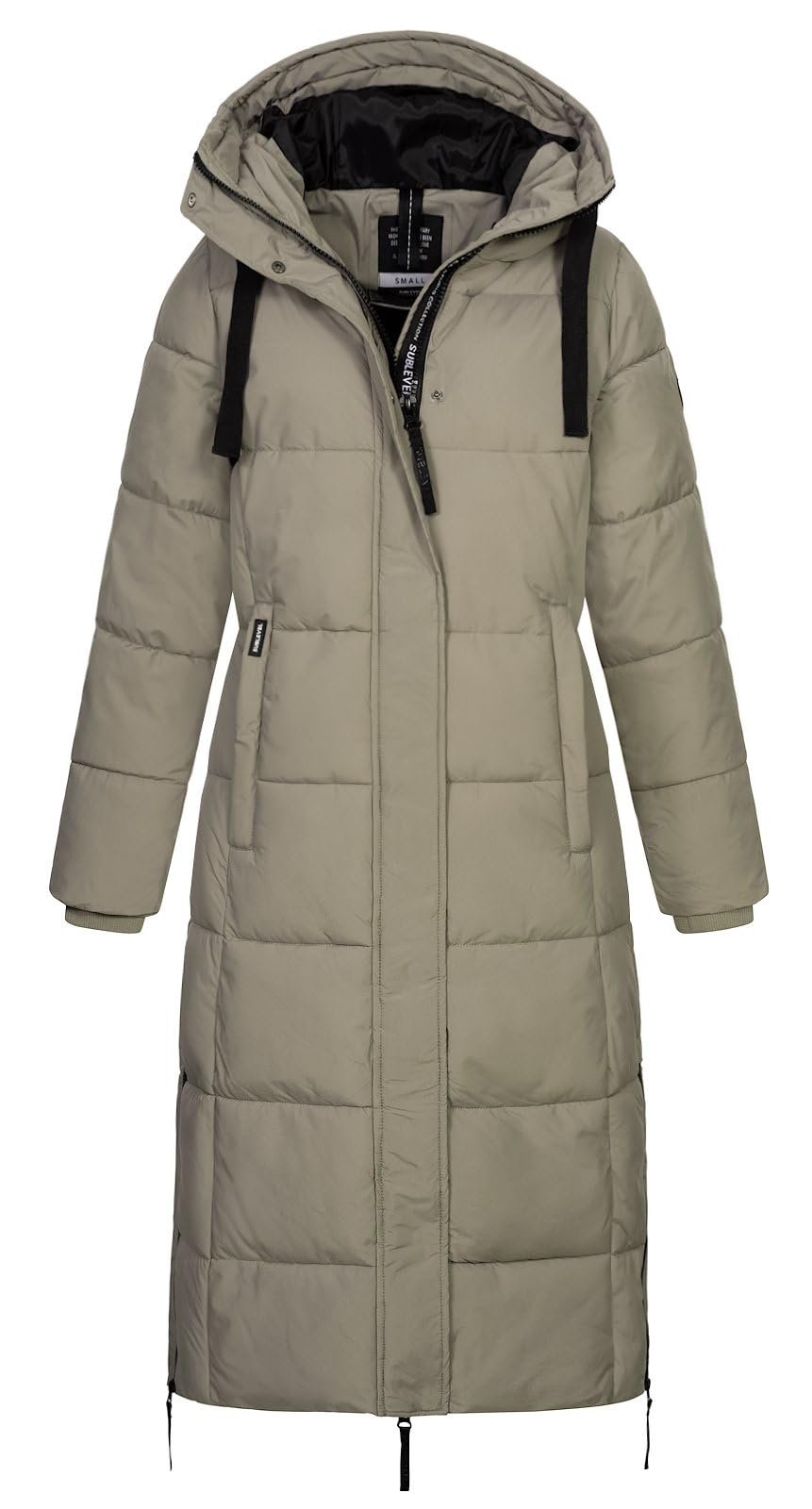 Жіноче стьобане пальто Sublevel LSL-492, зимове з капюшоном, фото №1
