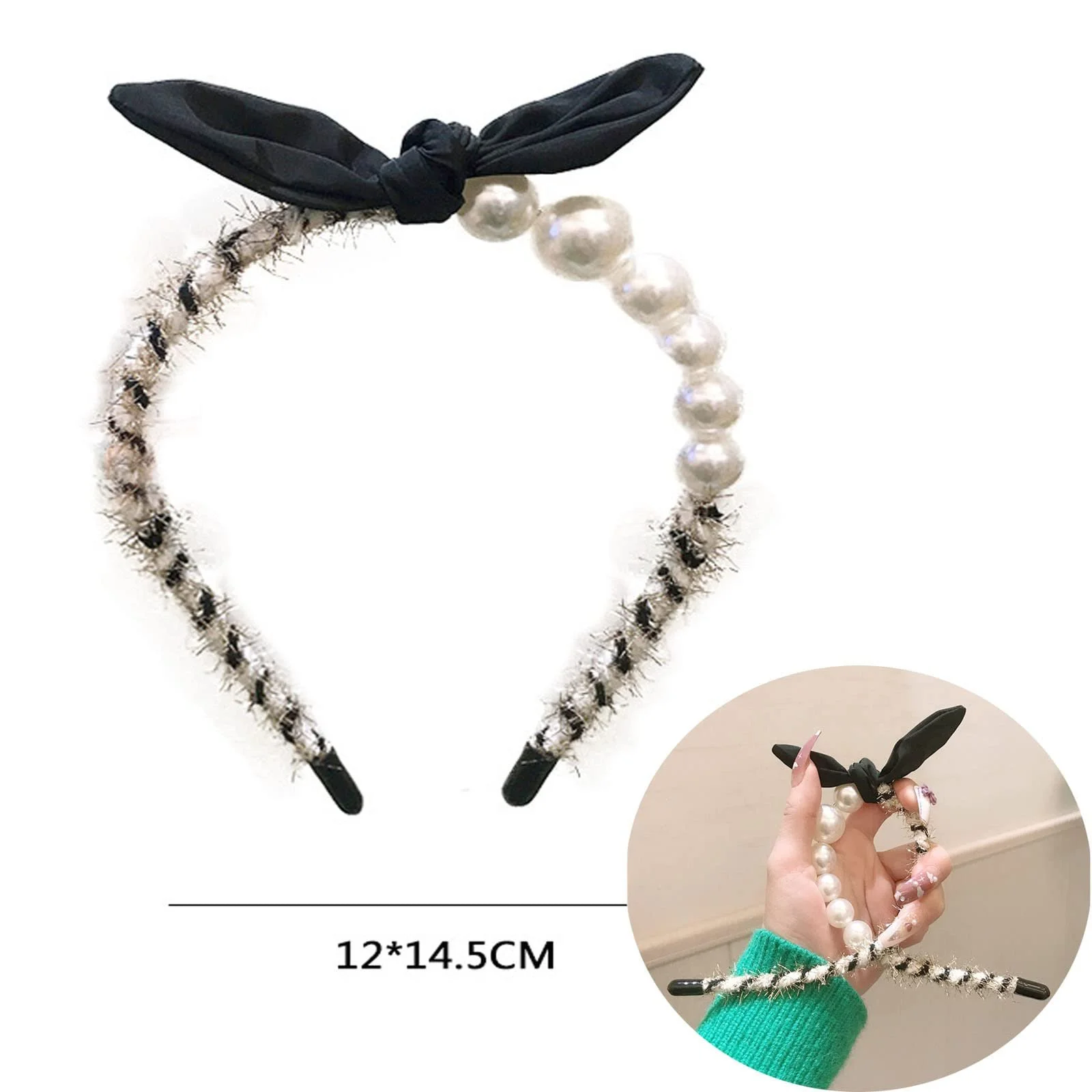 Обруч для волос Перлы, фото №6