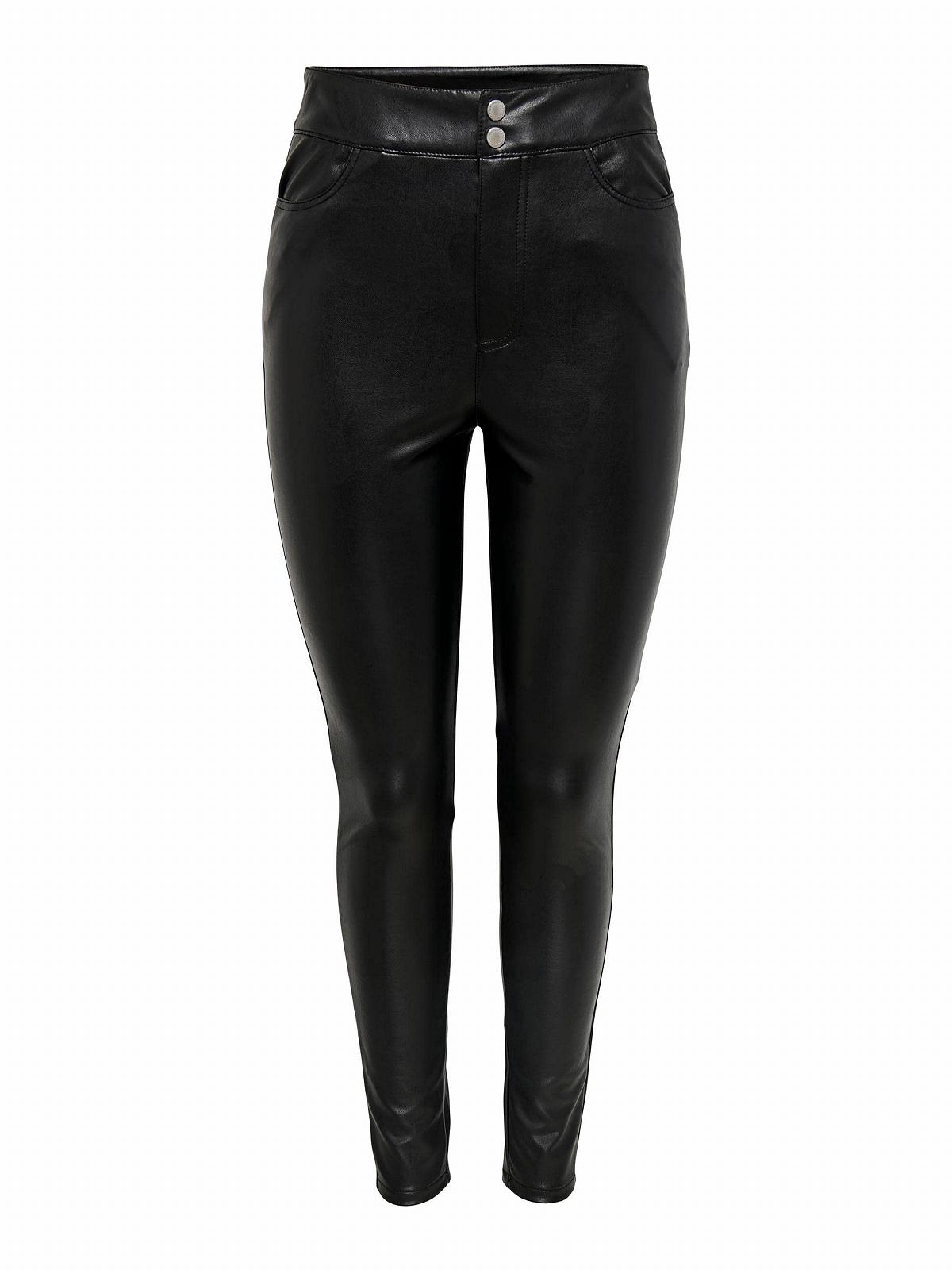 Леггинсы ONLY Onljessie Faux Leather Zip Pant CC OTW Женские, фото №6