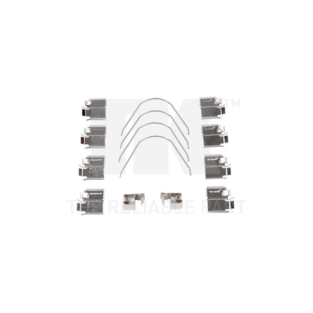 Комплект аксессуаров, тормозные колодки NK 7952651, передний мост, фото №1 Комплект аксессуаров, тормозные колодки NK 7952651, передний мост, фото №1