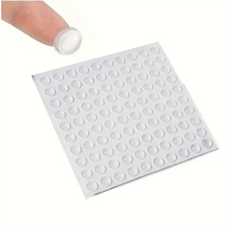 Отбойник для дверей демпфер Dory d=8мм h=3мм прозрачный силиконовый 100 штук, фото №2