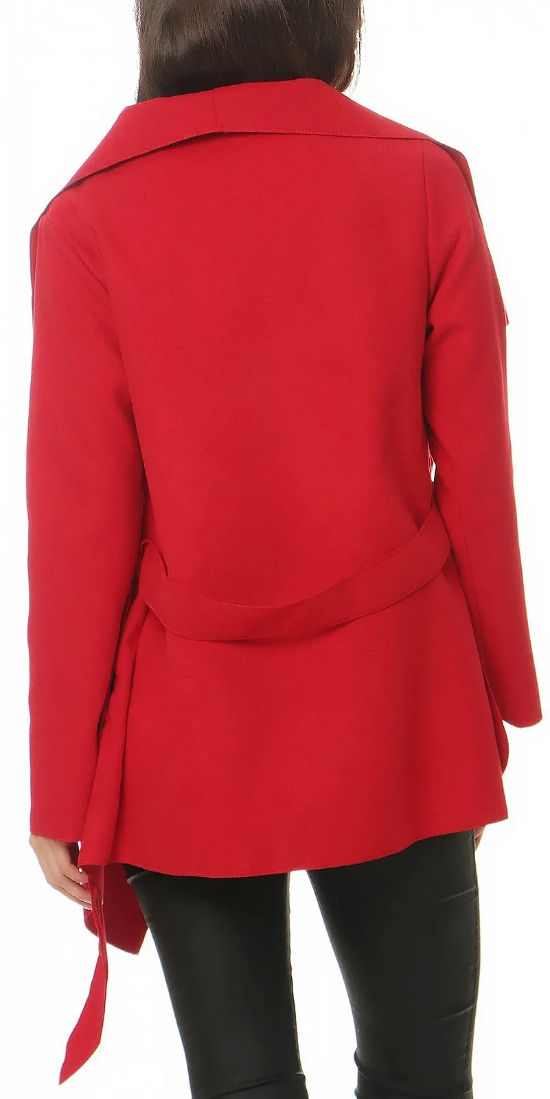 Коротке пальто Malito з каскадним вирізом, фото №5