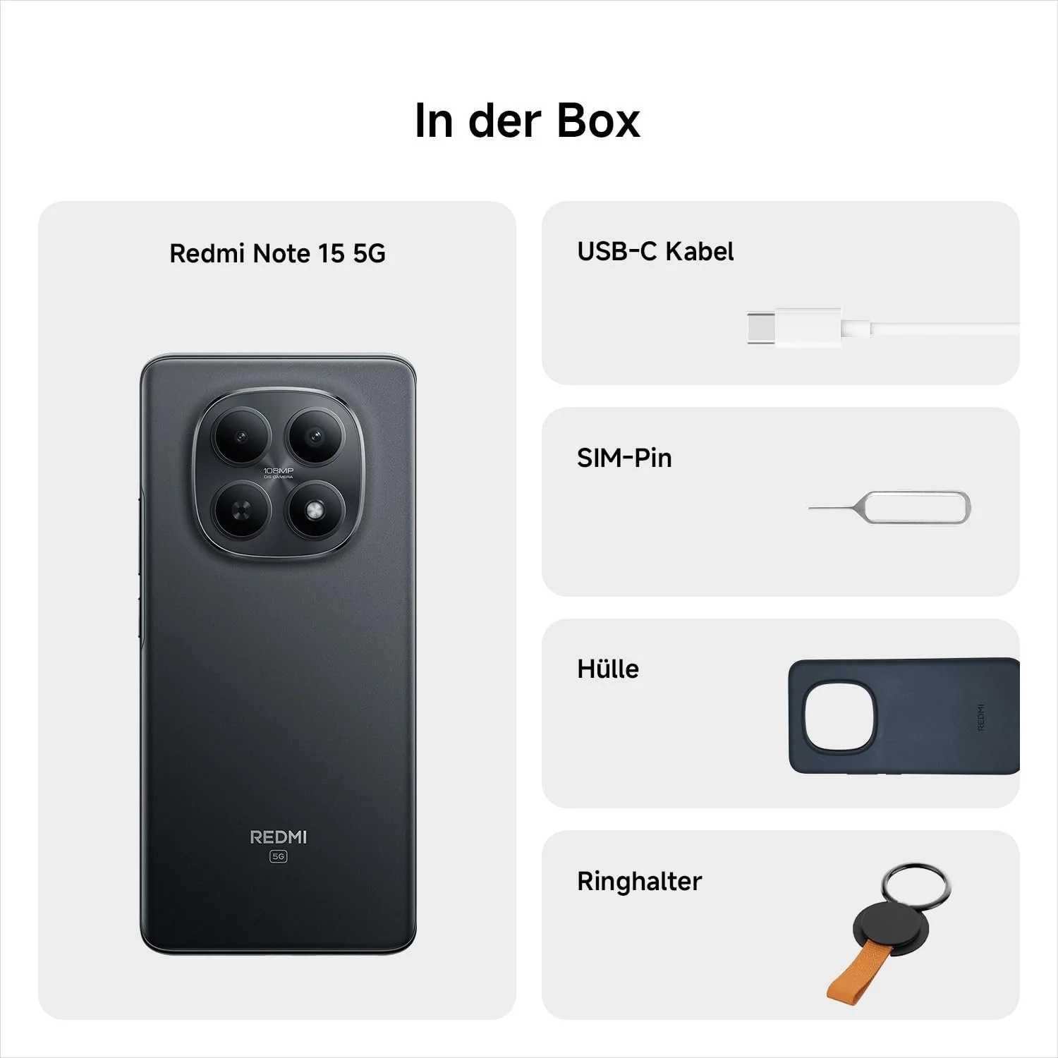 Смартфон XIAOMI Redmi Note 15 5G 8/256GB Glacier Blue, фото №5