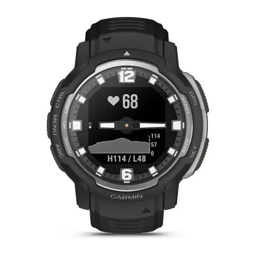 Смарт-годинник Garmin Instinct Crossover Гібридні GPS Аналогові, фото №1