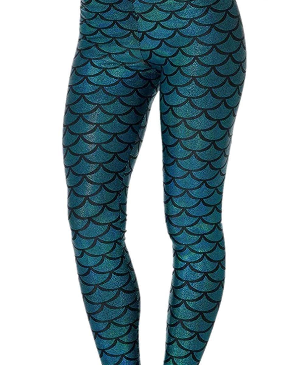 Леггинсы Aventy Эластичные Sexy Mermaid Fish Scale, фото №4