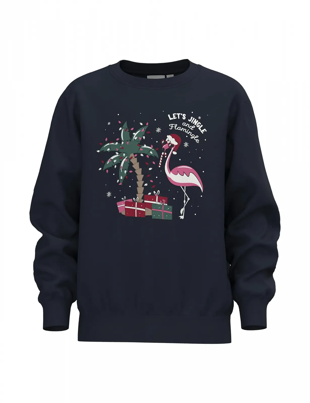 Толстовка NAME IT Nkfvismas LS Nreg Sweat Bru для дівчат, фото №1
