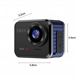 Екшн-камера iFutniew Mini 4K60fps Ultra HD 16MP WiFi 145° 10M Захищений корпус для спорту (Чорний) synthetic.ua - Фото 1