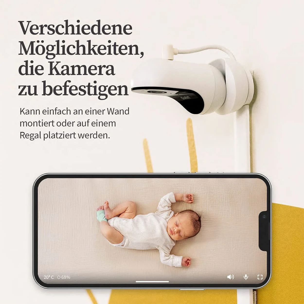 Відеоняня Owlet Cam 2 HD App Control AES 128-bit White, фото №7
