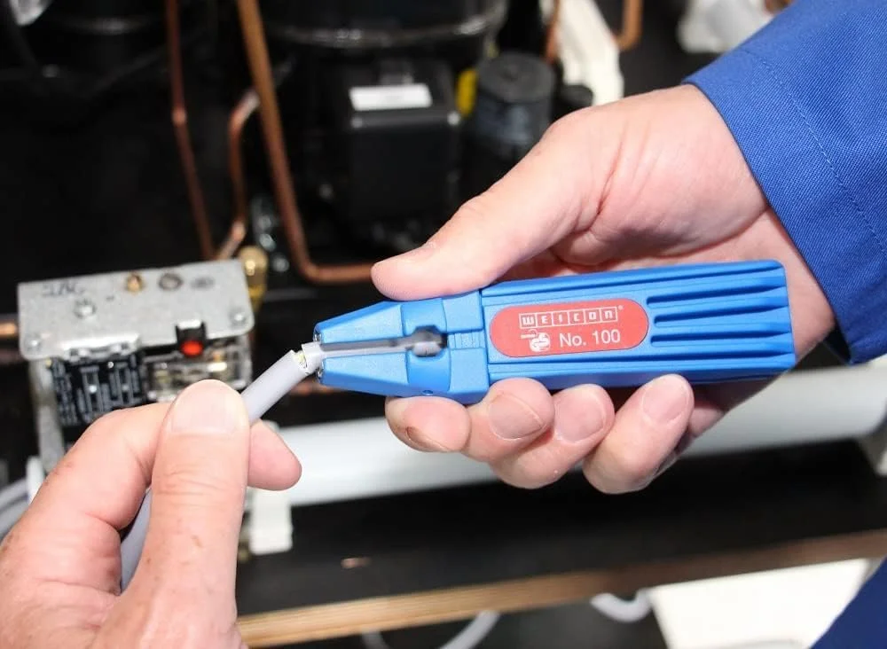 Универсальный инструмент для снятия изоляции WEICON No. 100 0.5–16 мм² 20–6 AWG 4.0–13.0 мм круговой и продольный рез, фото №4