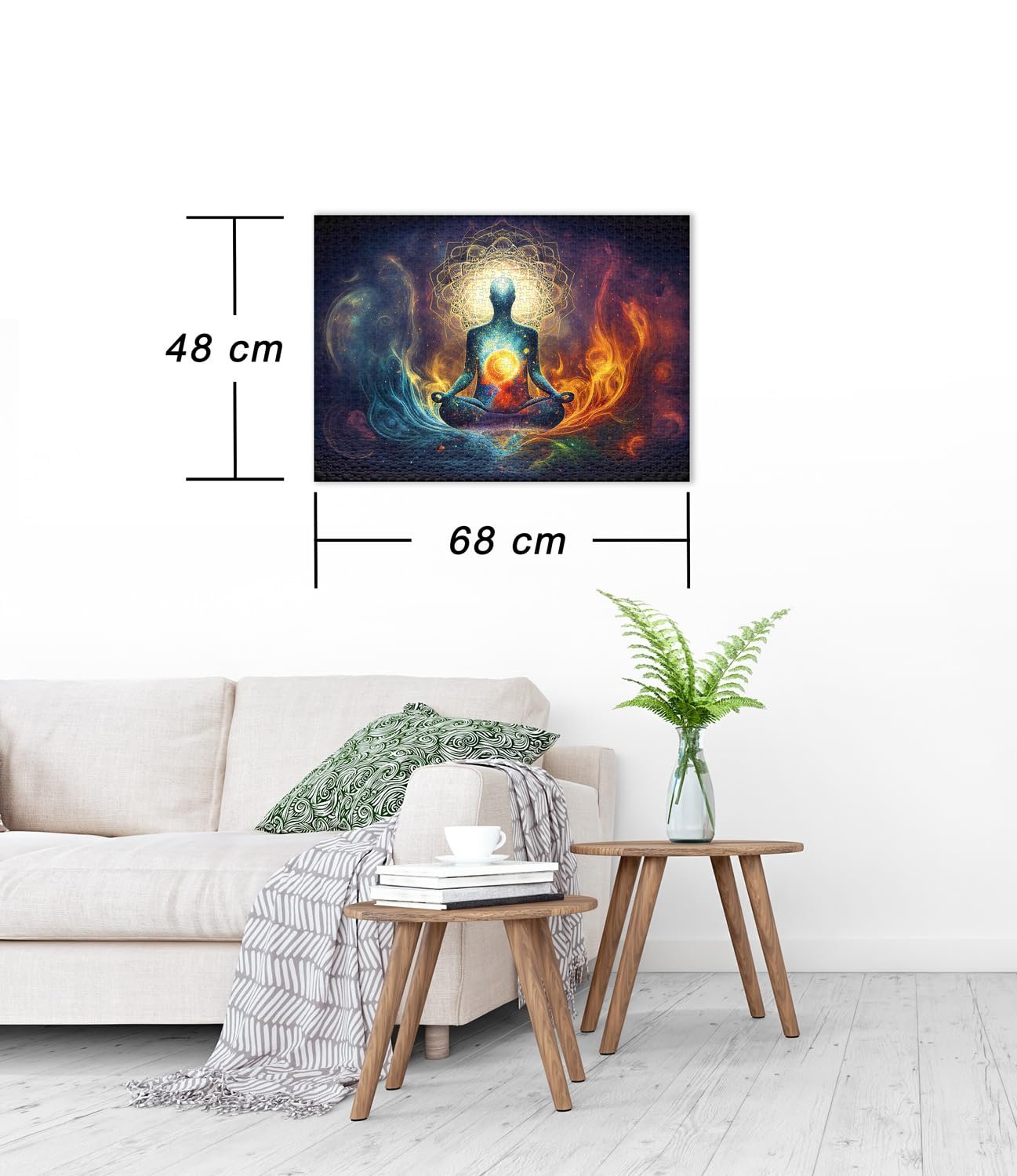 Пазл Ulmer Puzzleschmiede "Soul Flight" 1000 элементов духовный мотив на тему йоги и медитации, фото №3