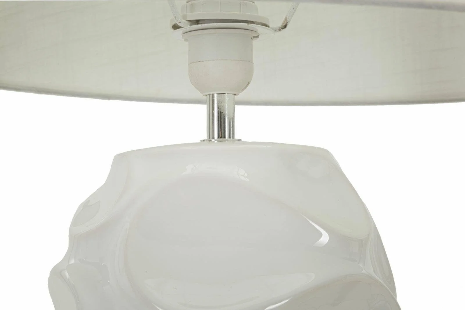 Настільна лампа Dmora Bonito 45 x 45 x 83 см біла, фото №5