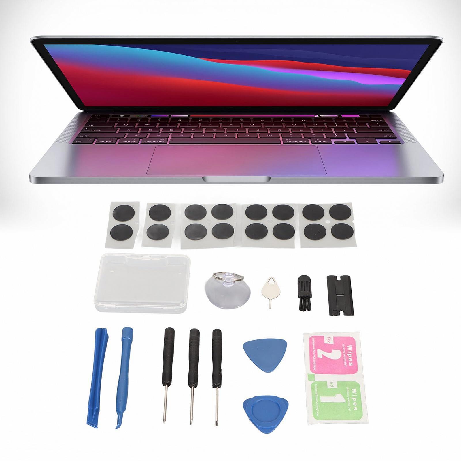 Ніжки для ноутбука Jectse, пластикові, нековзні, для OS Laptop Pro 13 дюймів A1278, 15 дюймів A1286, 17 дюймів A1297, фото №4