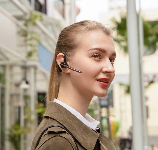 Bluetooth гарнітура Bee M50 чорний голосовий контроль stand-by 1440 годин, фото №6