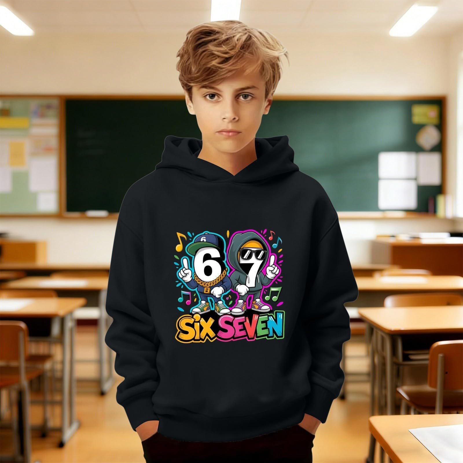 Толстовка 67 Prints Hoodie для мальчиков 152, Пуловер с капюшоном 140 176, Толстовка для детей, Essentials Cuddly Jumper для девочек 158, Тренировочная куртка, Мягкий джемпер, Зимняя куртка, фото №3