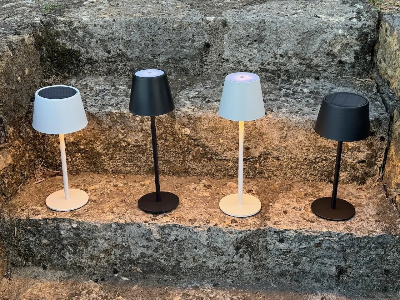 Настільна лампа greenandco Battery Table Lamp акумуляторна бездротова димована сенсорна 3000-5000 К CRI 90 3600 мАг для зовнішнього використання Біла, фото №5