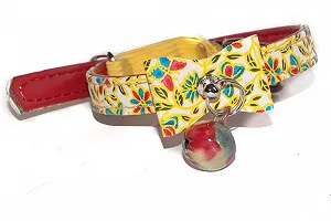 Ошейник Flower Power Puss Safety Collar с бантиком, колокольчиком и игрушкой с кошачьей мятой - Фото 1