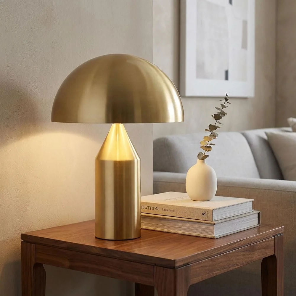 Настольная лампа 2-ламповая 9 Вт 810 лм 28 x 39 см латунь зеленая, фото №3