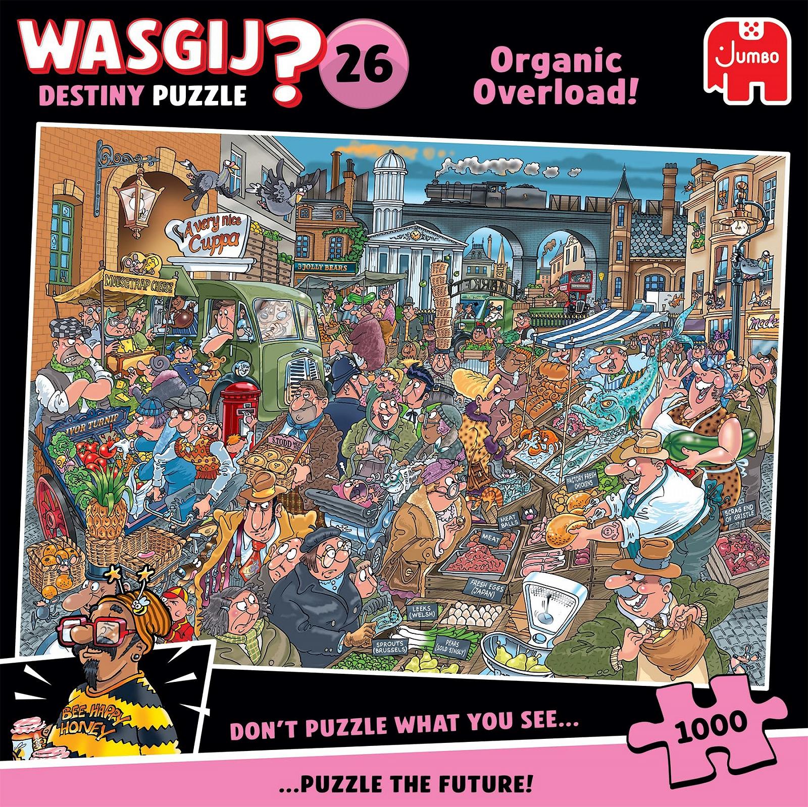 Пазл Wasgij Destiny 26 Biological Surplus - Organic Overload 1000 деталей Jumbo 100% перероблений картон, фото №2