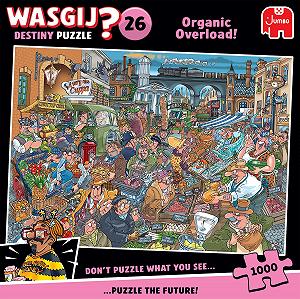 Пазл Wasgij Destiny 26 Biological Surplus - Organic Overload 1000 деталей Jumbo 100% перероблений картон ціна на synthetic.ua - Фото 1 Пазл Wasgij Destiny 26 Biological Surplus - Organic Overload 1000 деталей Jumbo 100% перероблений картон synthetic.ua - Фото 1