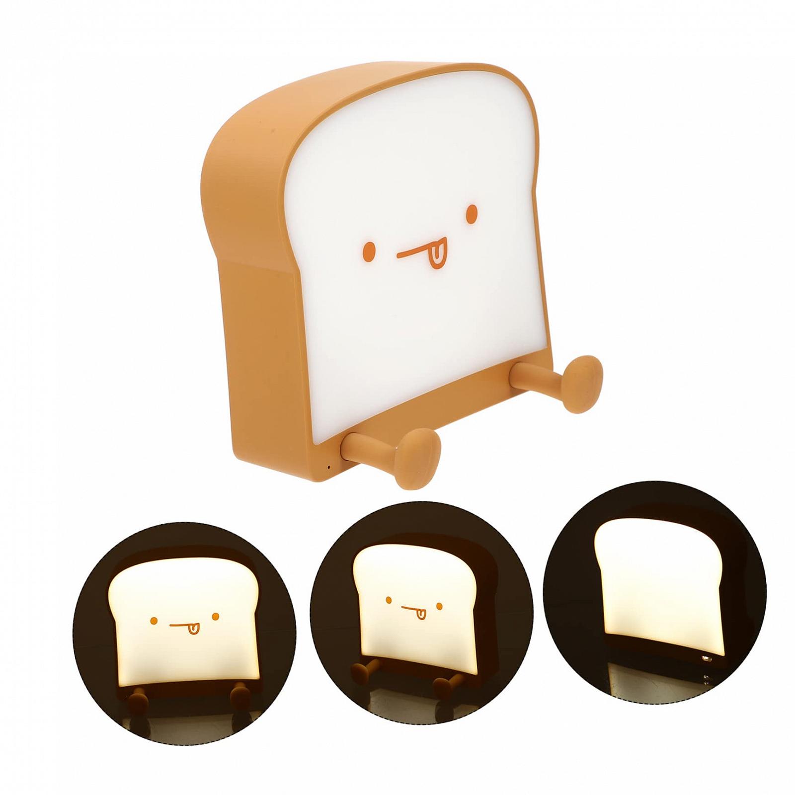 Світильник Housoutil Toast Mobile Phone Holder LED для столу USB Настільна лампа з ABS Набір 2 шт., фото №2