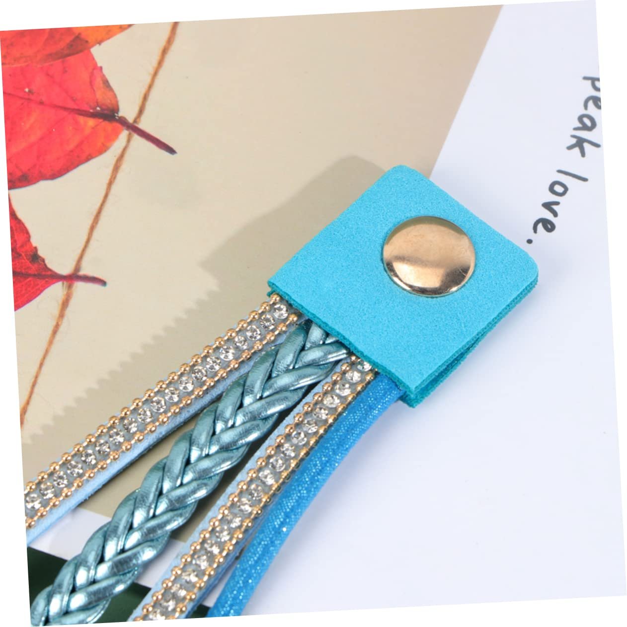 Жіночий годинник Healvian Плетені браслети з бісеру Чорний, фото №4