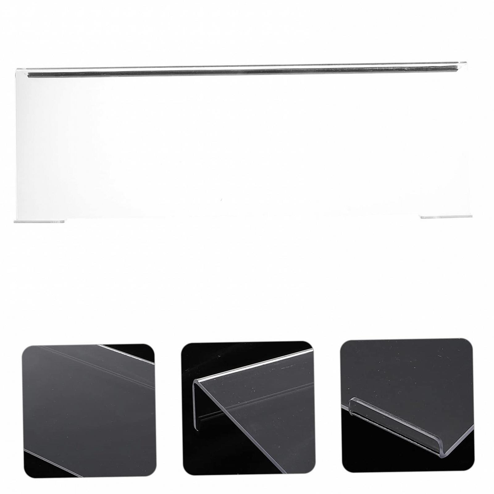 Подставка для клавиатуры акриловая прозрачная Holibanna, наклонная, для ПК, эргономичная, нескользящая, для стола, универсальная, прочная, случайный цвет, фото №5