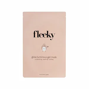 Гель-маска FLEEKY Glow Luminous - сияющий цвет лица и интенсивное увлажнение - с витамином C и ниацинамидом (1 шт. в упаковке) - Фото 1