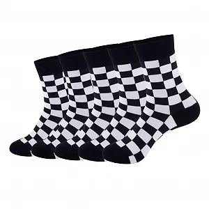 Купить Носки AKAMAS Черно-белая шахматная доска 5 пар - Фото 1 Носки AKAMAS Черно-белая шахматная доска 5 пар - Фото 1