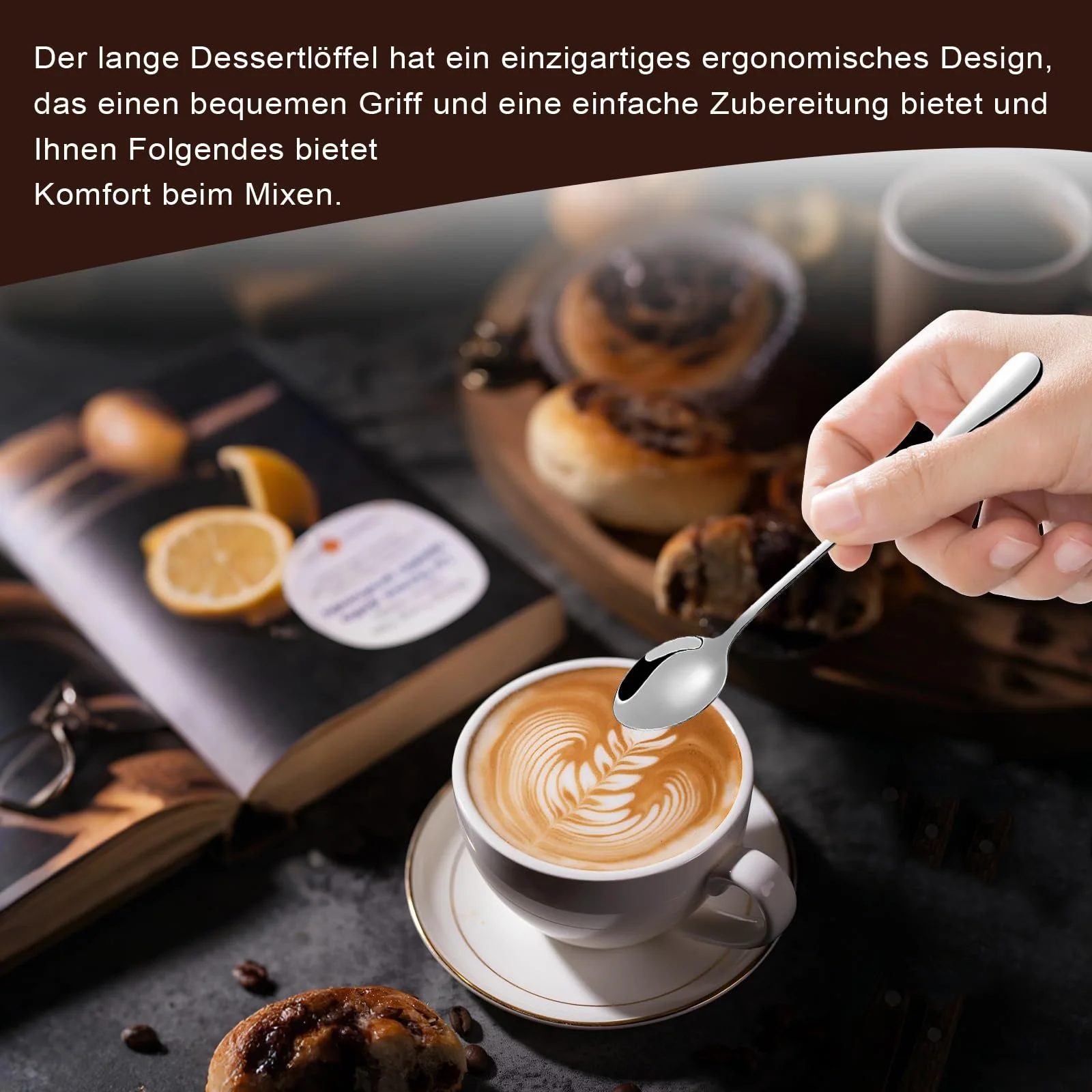 Ложка для лате макіато набір, фото №4