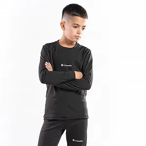 Термобілизна дитяча на хлопчика зимова на флісі Columbia чорний комплект кофта і штани - Фото 1