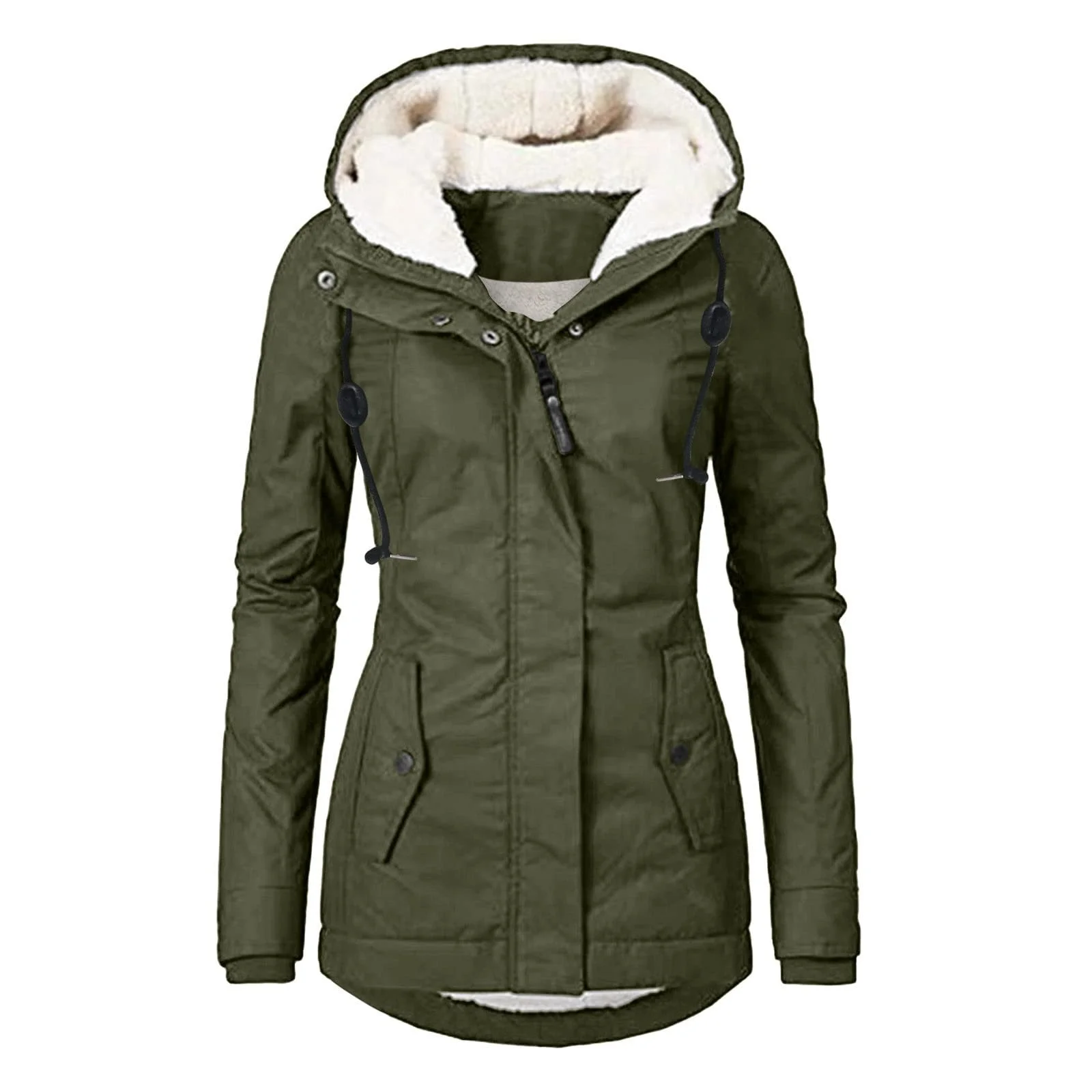 Жіноча Зимова Куртка Парка Тренч Пальто з Капюшоном, фото №1 Жіноча Зимова Куртка Парка Тренч Пальто з Капюшоном, фото №1