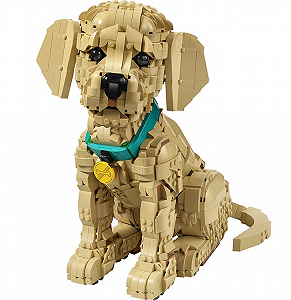 Конструктор Лего LEGO Icons Цуценя золотистого ретривера (11384) synthetic.ua - Фото 1