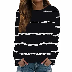 Женский Свитшот в Полоску - Фото 1