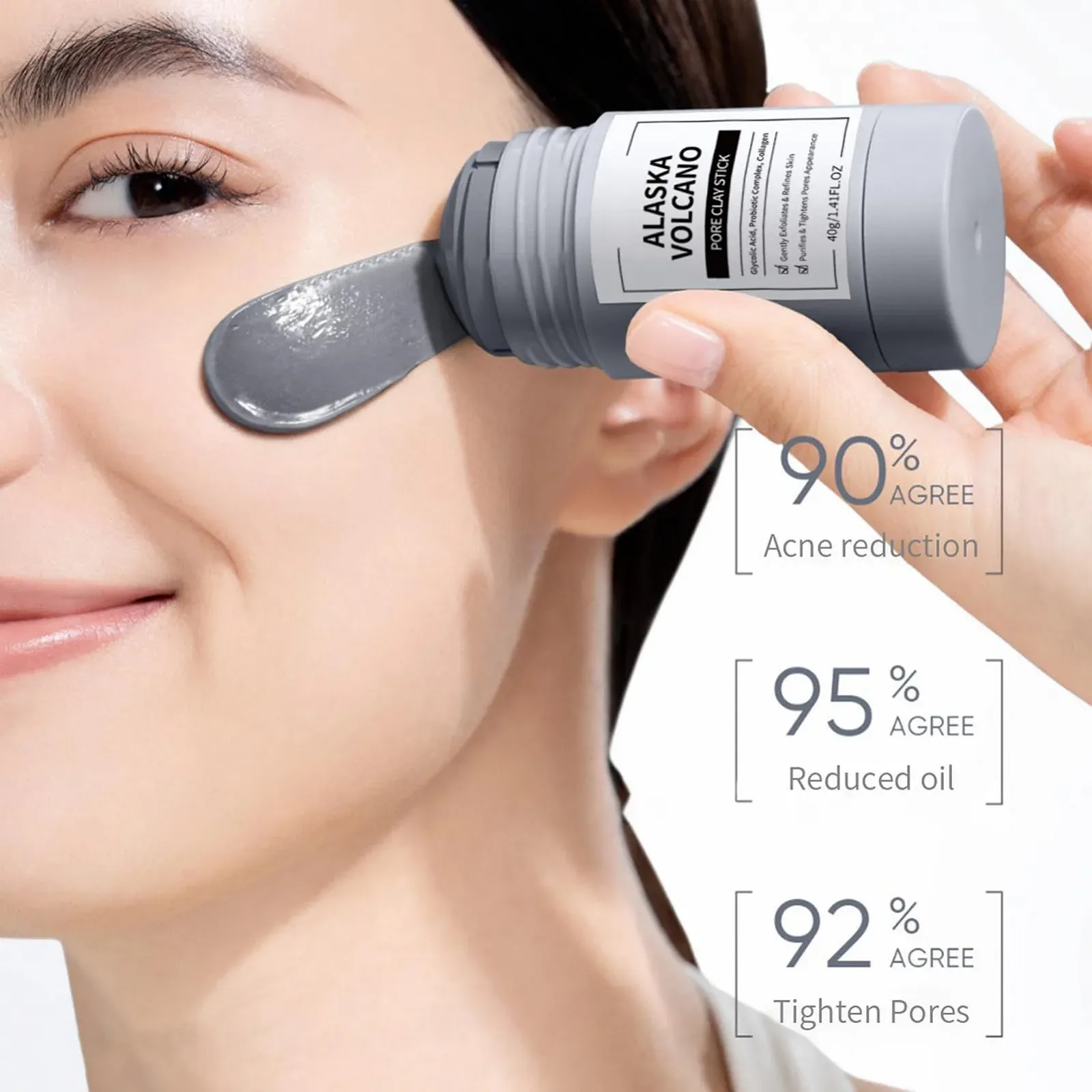 Маска для обличчя Aceirropy Clean Face Mud, що зменшує жирний блиск, глиняна, фото №6