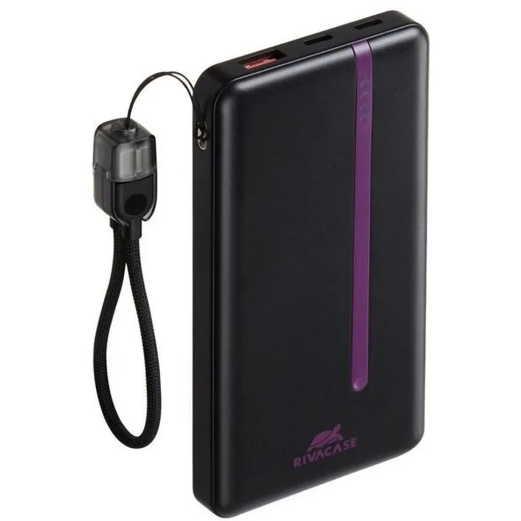 Батарея универсальная RivaCase 10000mA, 22.5W, PD, QC, Black (RIVAPOWER VA2311 (Black)), фото №2