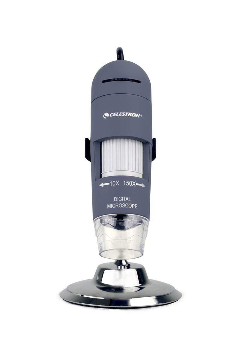Цифровой микроскоп Celestron Deluxe Handheld 2MP, 10x-200x, белый, фото №3