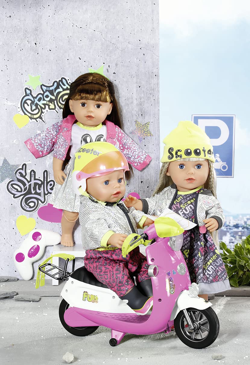 Шлем Zapf Creation BABY born City Scooter с регулируемым визором для кукол 43 см, фото №8