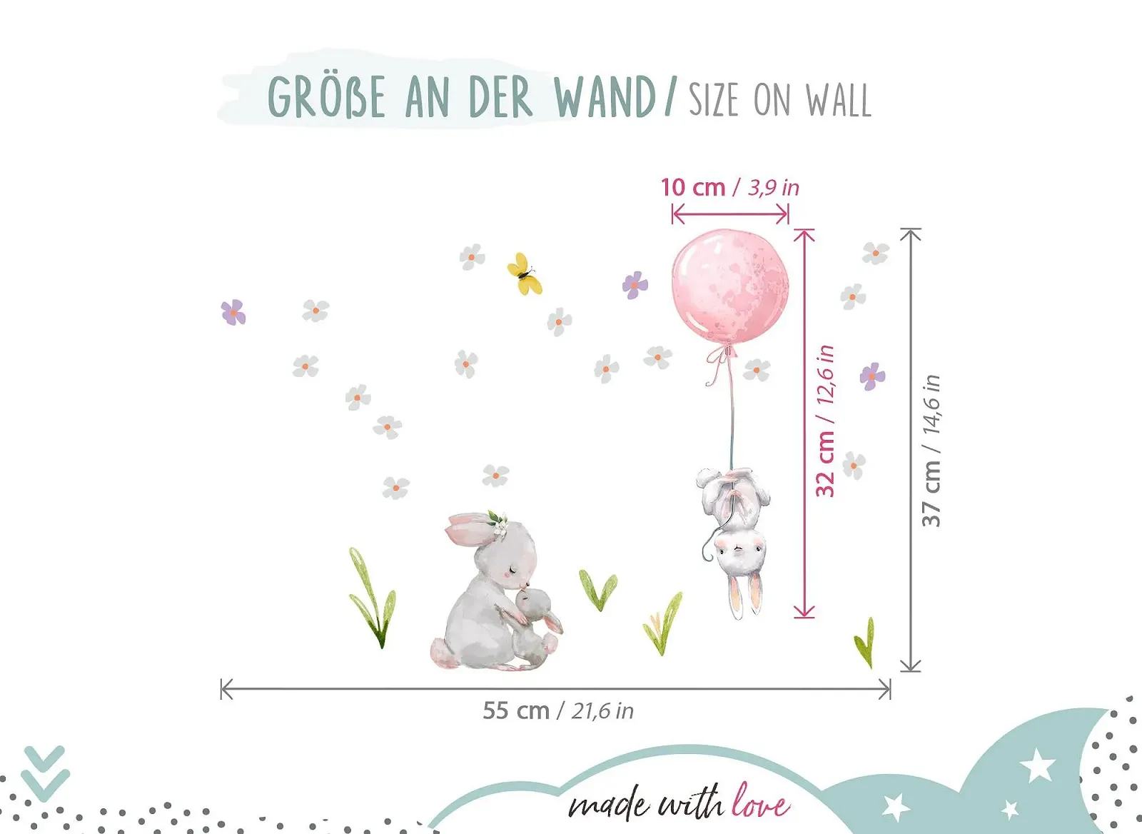 Наклейка на стену Little Deco DL209, фото №3