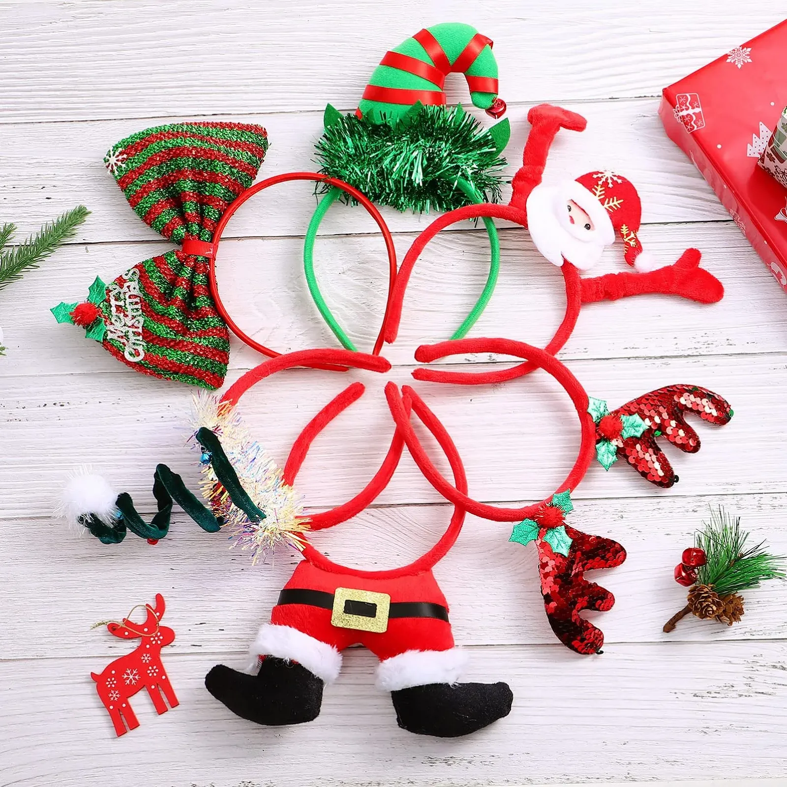 Обруч Різдвяний FRCOLOR Оленячі Роги, фото №8