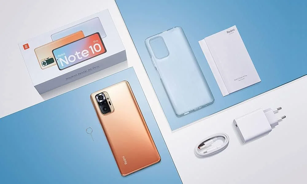 Смартфон XIAOMI Redmi Note 10 Pro 6GB 128GB 6.67" 120 Гц AMOLED 108 Мп 5020 мАч NFC Dual SIM Золотистый, фото №2 Смартфон XIAOMI Redmi Note 10 Pro 6GB 128GB 6.67" 120 Гц AMOLED 108 Мп 5020 мАч NFC Dual SIM Золотистый, фото №2