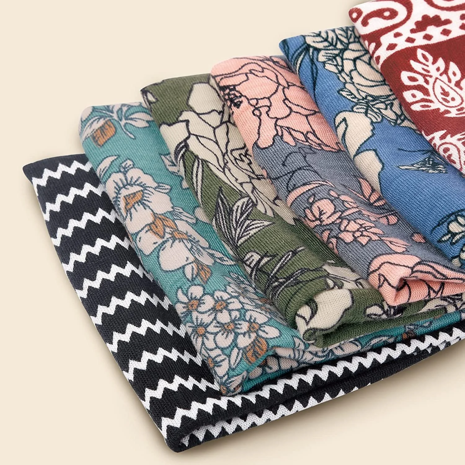 Пов'язка на голову TERSE Спортивна для йоги Еластична Бавовняна Широка, фото №2