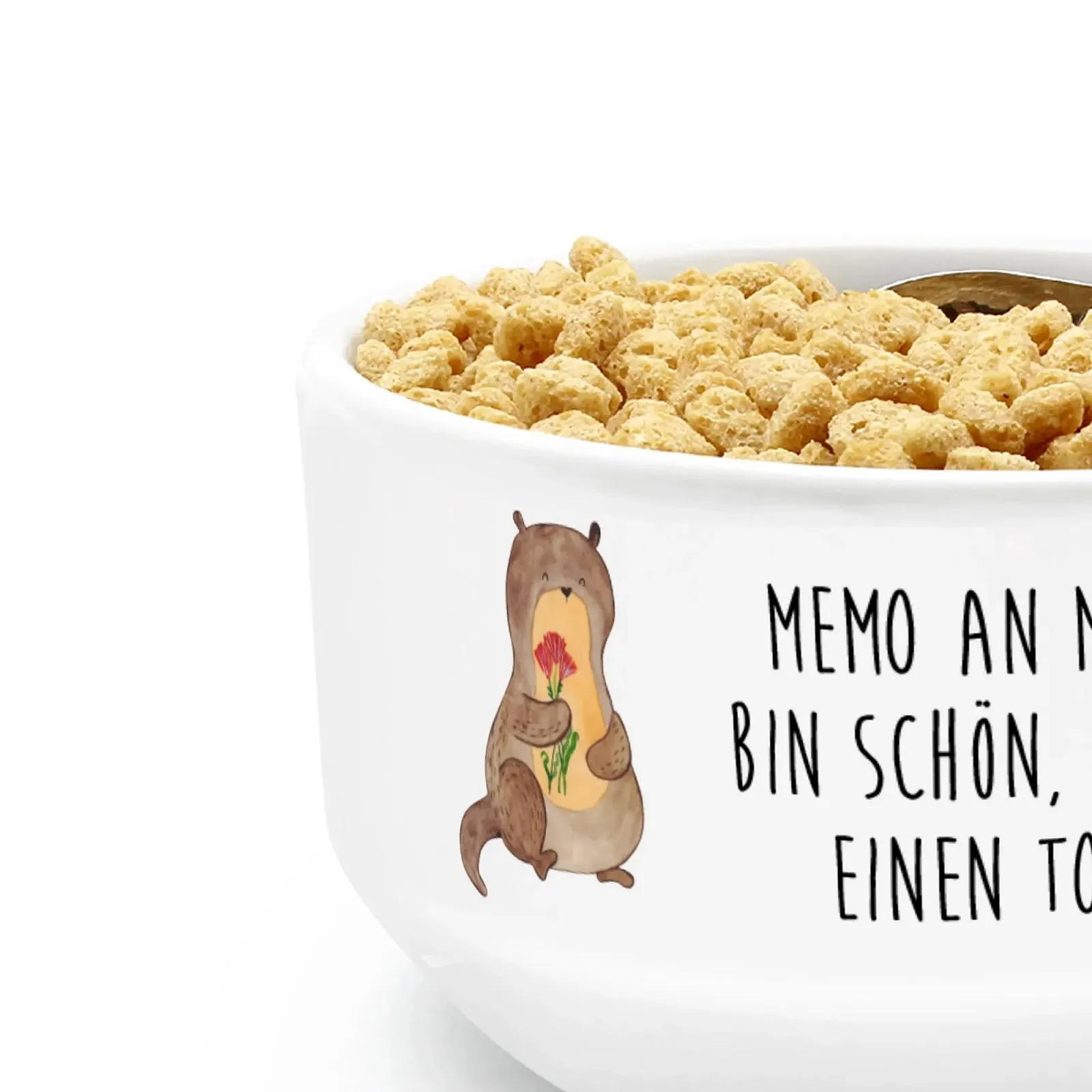 Миска для хлопьев Mr. & Mrs. Panda Букет из выдр Керамика, фото №5