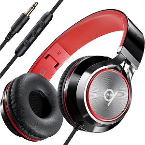 Навушники Artix NRGSound CL750 Складні З Мікрофоном На вуха червоні - Фото 1
