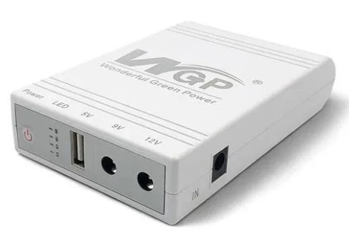 Источник бесперебойного питания WGP103-5912 ИБП для сетевого устройства роутера Mini DC UPS 5v+9v+12v 8800m, фото №1 Источник бесперебойного питания WGP103-5912 ИБП для сетевого устройства роутера Mini DC UPS 5v+9v+12v 8800m, фото №1
