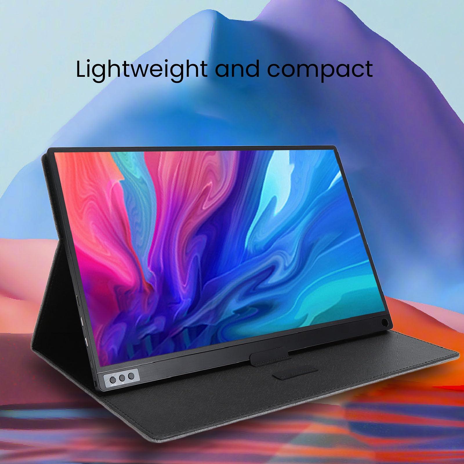 Портативный монитор Gugxiom 16.1 дюймов FHD 1920x1080 USB-C HDMI HDR IPS с умной обложкой и динамиком, фото №7