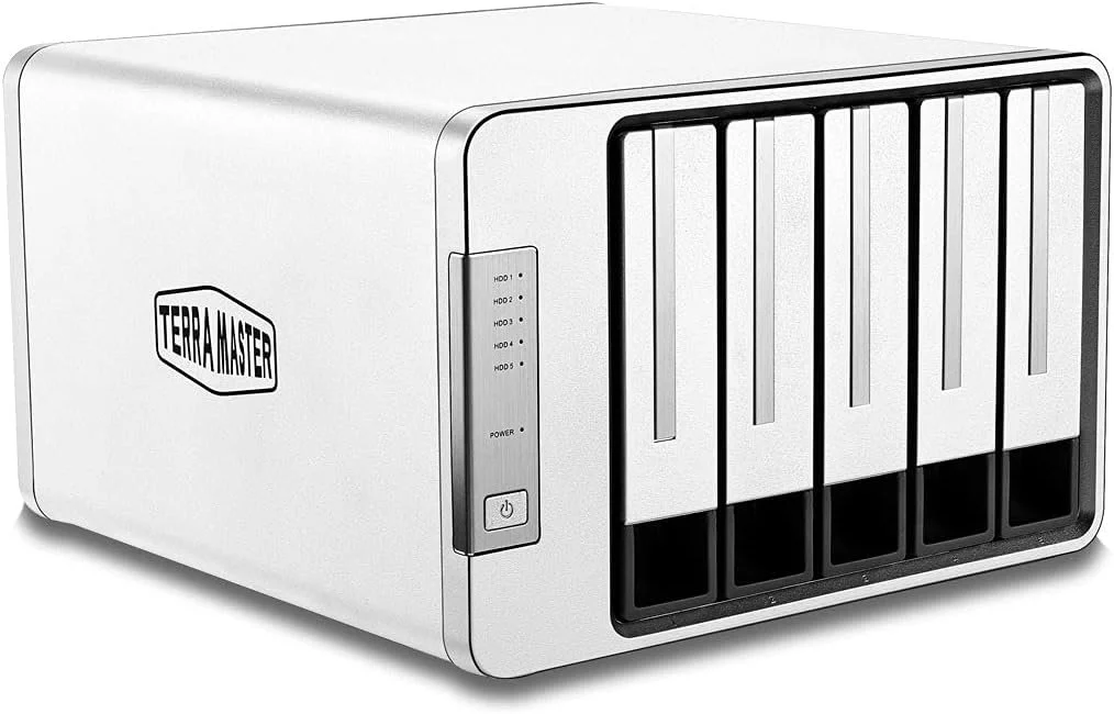 Дисковий масив х прямим підключенням Terramaster D5-300 Сріблястий, фото №3